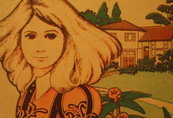 detail from the original cover of Judy Blume's "Are You There God? It's Me, Margaret"