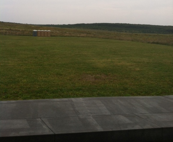 a field at the flight 93 memorial