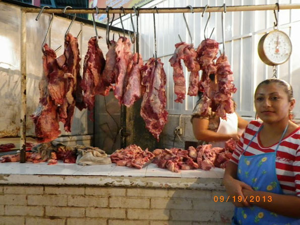 a carniceria in Mexico