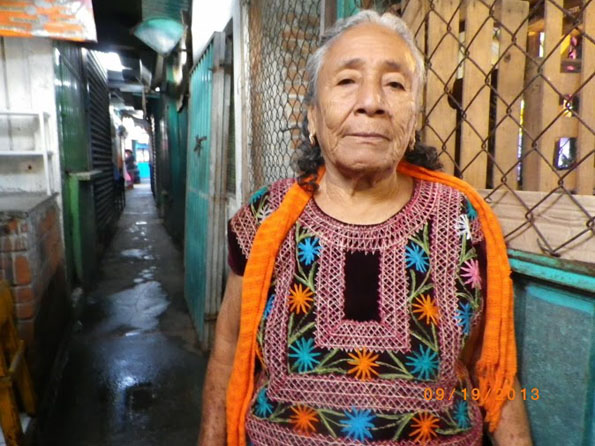 a woman in Oaxaca, Mexico