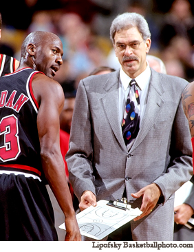 Phil Jackson and Michael Jordan