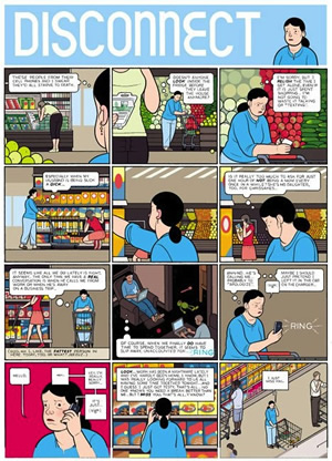 A page from Chris Ware's "Buiilding Stories"