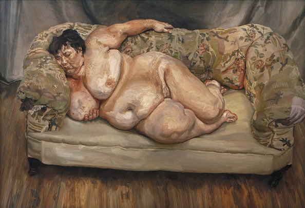 Lucian Freud, "Benefits Supervisor Sleeping"