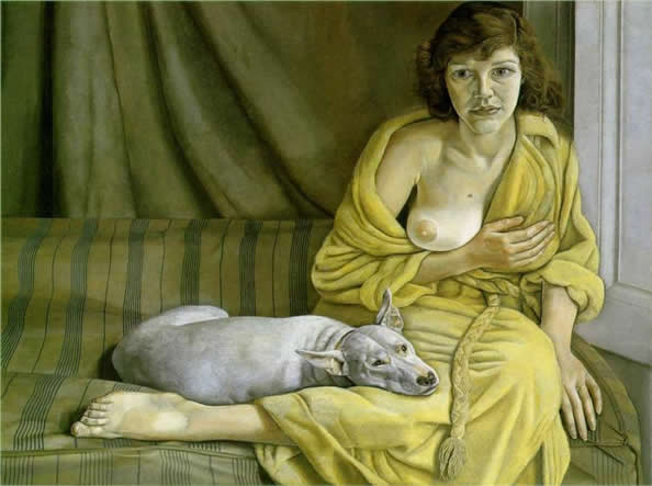 Lucian Freud: Girl with a White Dog