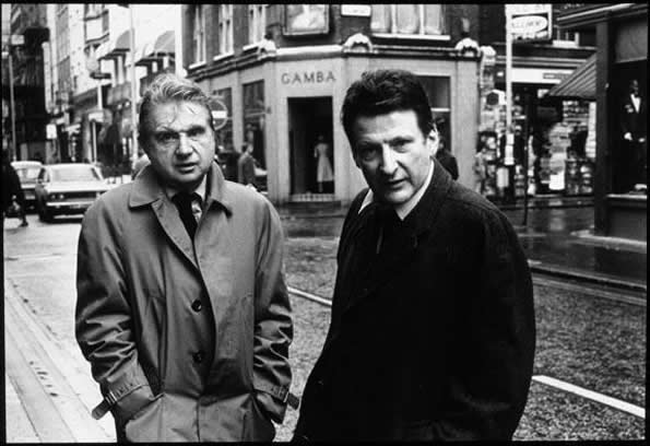 Francis Bacon and Lucian Freud, photo by Harry Diamond