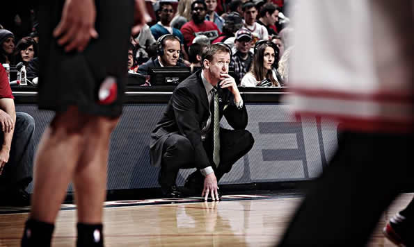 Portland Trail Blazers coach Terry Stotts