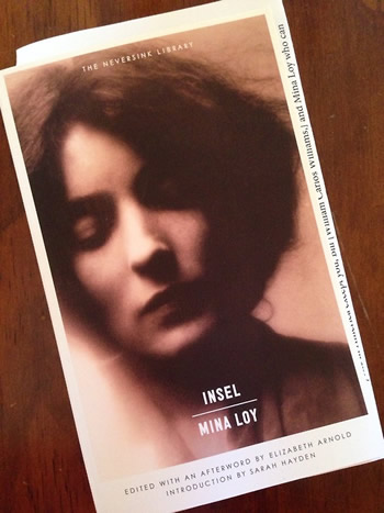cover of Melville House edition of "Insel" by Mina Loy