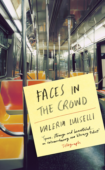 cover of coffee house press translated edition of novel Faces in the Crowd by Valeria Luiselli
