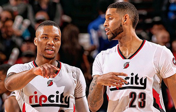 Damian Lillard and Allen Crabbe