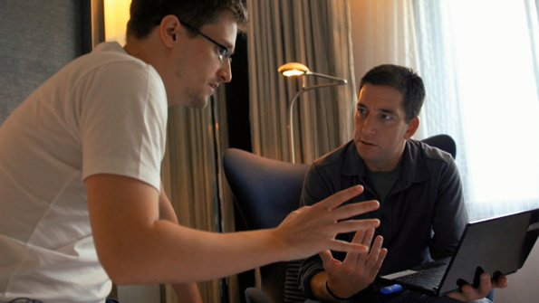 Edward Snowden and Glenn Greenwald