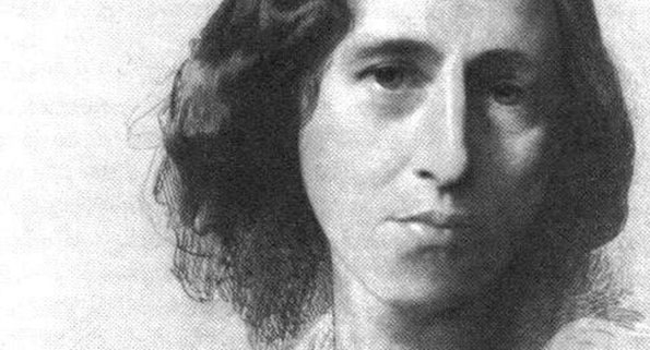 George Eliot in a portrait by Samuel Laurence