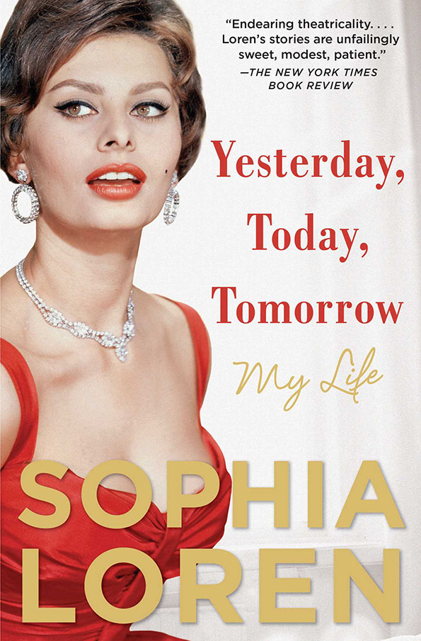 Sophia Loren on the cover of Yesterday, Today, Tomorrow