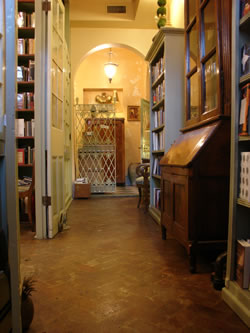 hallway at Faulkner House Books