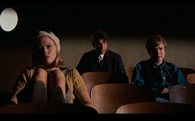 Bonnie & Clyde in a movie theater