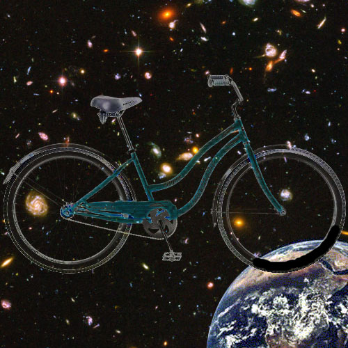 Bicycle over Earth