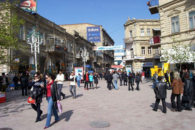 Downtown Baku, Azerbaijan