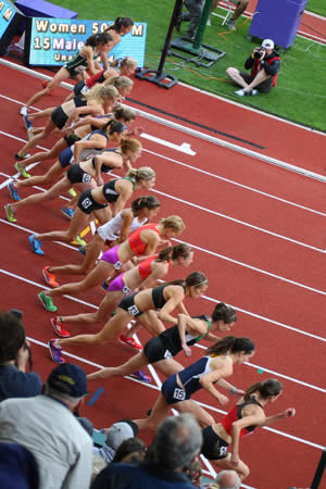 The final of the Women's 5000 meters at the 2012 US Olympic Trials