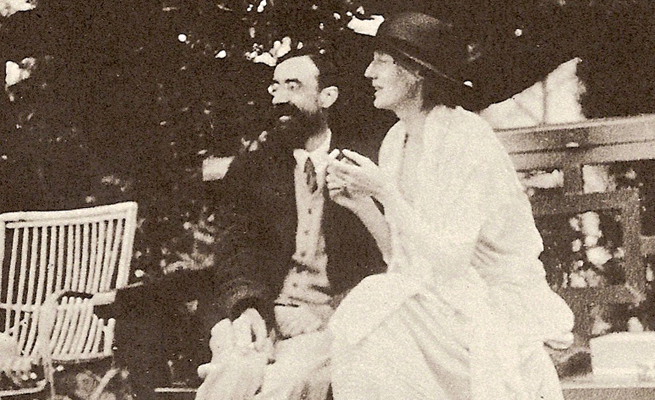 Virginia Woolf with Lytton Strachey