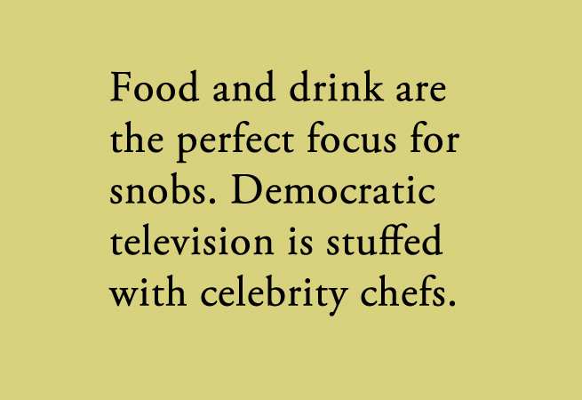 a maxim about celebrity chefs, by John Vignaux Smyth